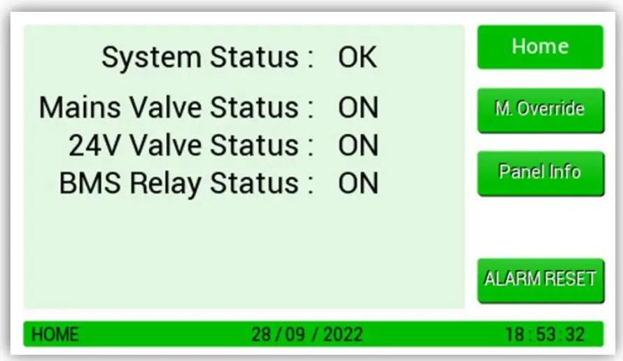 S S NORTHERN Merlin WDP Water Detection Panel - Home Screen