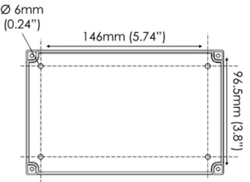 S S NORTHERN Merlin WDP Water Detection Panel - Mounting