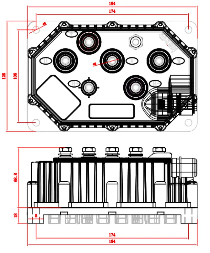 Kelly KLS2422H KLS H Sinusoidal Brushless Permanent Magnet Motor Controller - fig 1