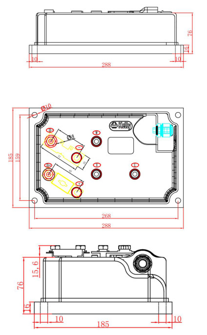 Kelly KLS2422H KLS H Sinusoidal Brushless Permanent Magnet Motor Controller - fig1
