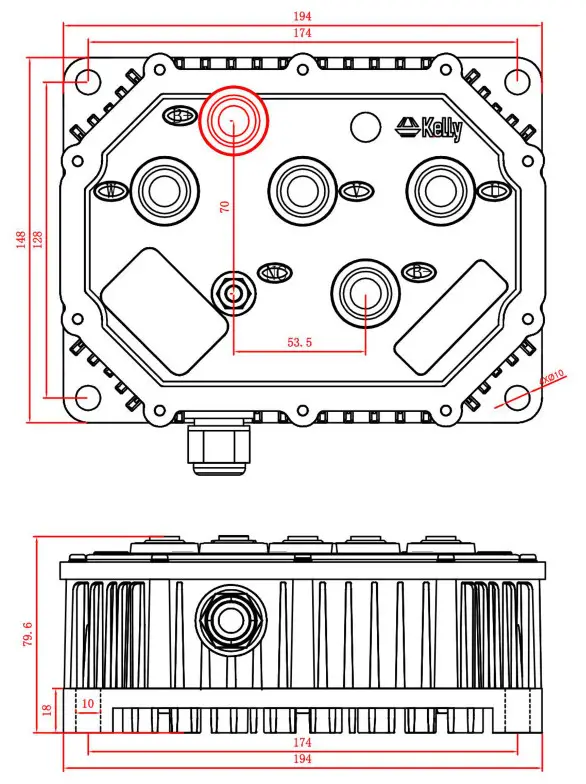 Kelly KLS2422H KLS H Sinusoidal Brushless Permanent Magnet Motor Controller - fig2