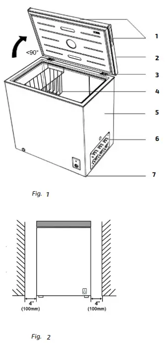 cecotec 99 Bolero CoolMarket Chest - fig 1