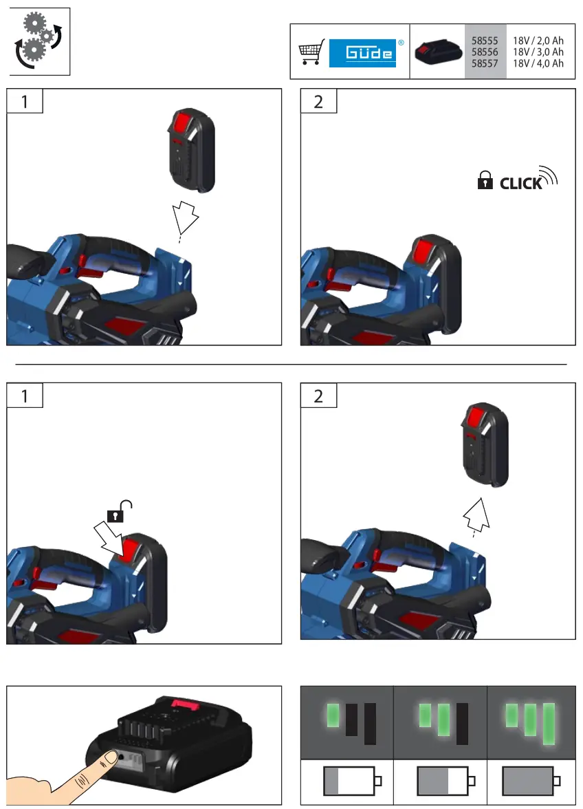 G de BSR 18 0 Cordless Belt Sander - Figure 3