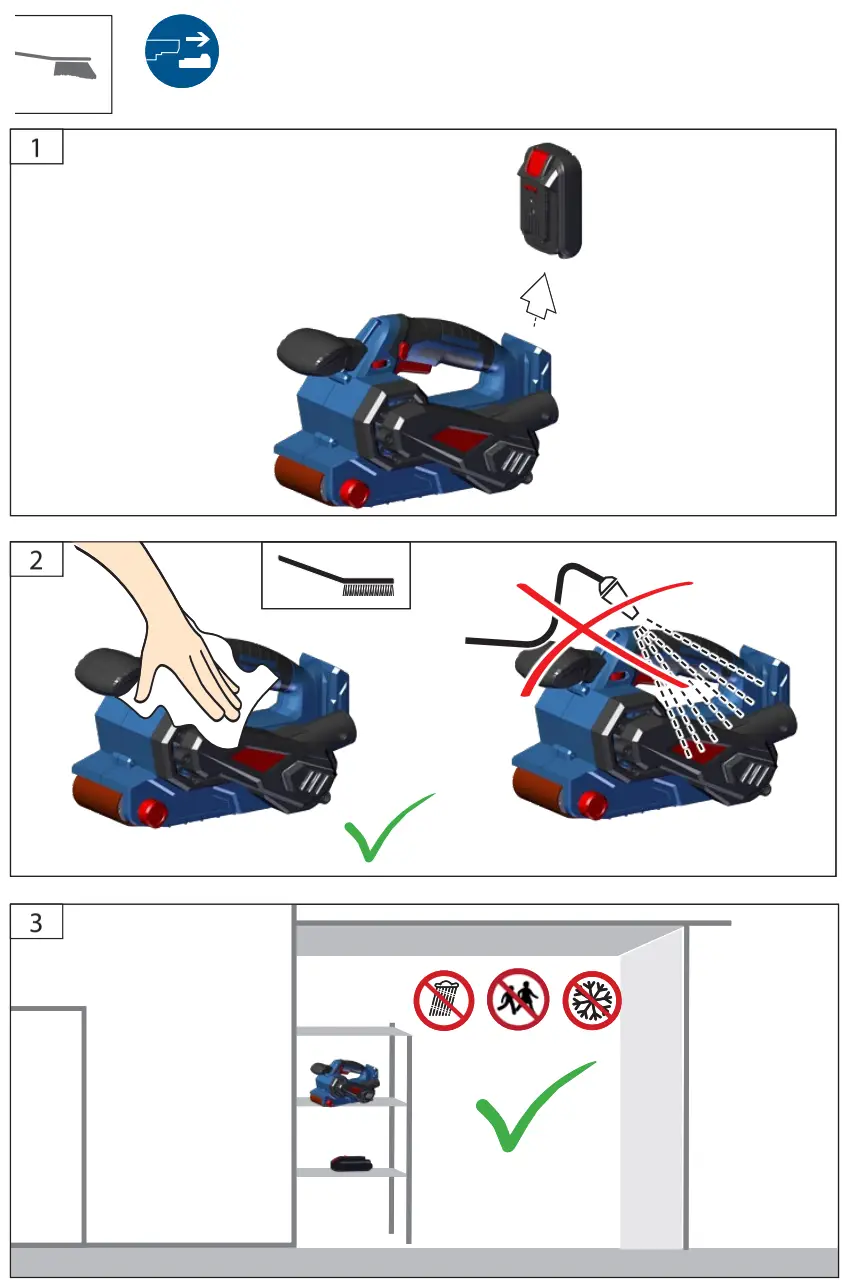 G de BSR 18 0 Cordless Belt Sander - Figure 7