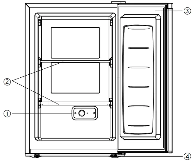 Magic Chef MCUF3WE Upright Freezer - Fig 4