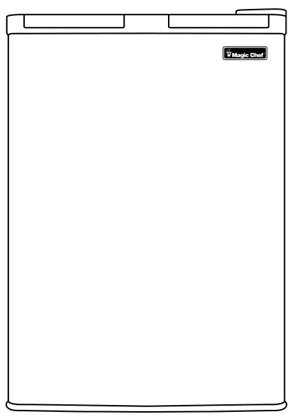 Magic Chef MCUF3WE Upright Freezer