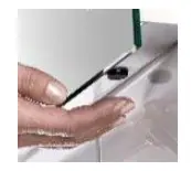 MIRPLUS LED Medicine Cabinet Vanity Mirror - switch