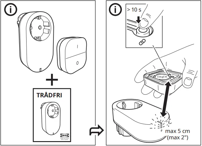 IKEA 403.647.48 TRÅDFRI Control Outlet B1