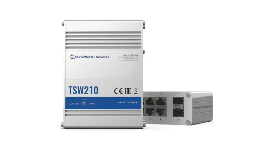 Teltonika Tsw210 Industrial Poe Ethernet Switch User Guide