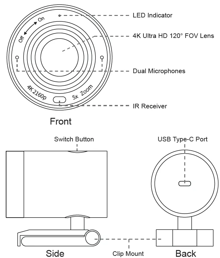 iiyama UC-CAM10PRO-1 Conference Camera with Mic-FIG-3