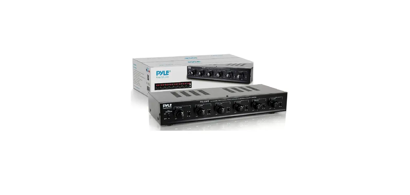 Pyle Pslsw6 Audio Speaker Receiver System User Manual