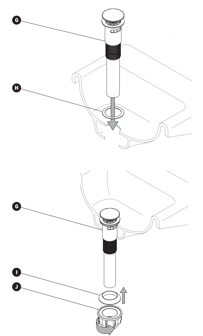 artika BFCT1S RI CBL Ria Bathroom Faucet in Black - fig7
