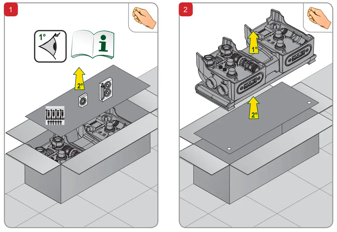 DAB ESYTWIN Docking Station - fig1