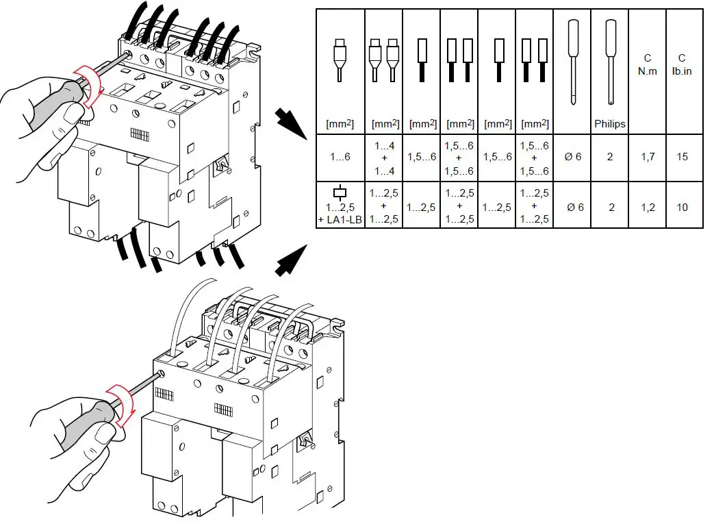 Schneider-Electric-Integral-18-LD5-LB-LA1-DOL-Reversing-Starters-fig 11