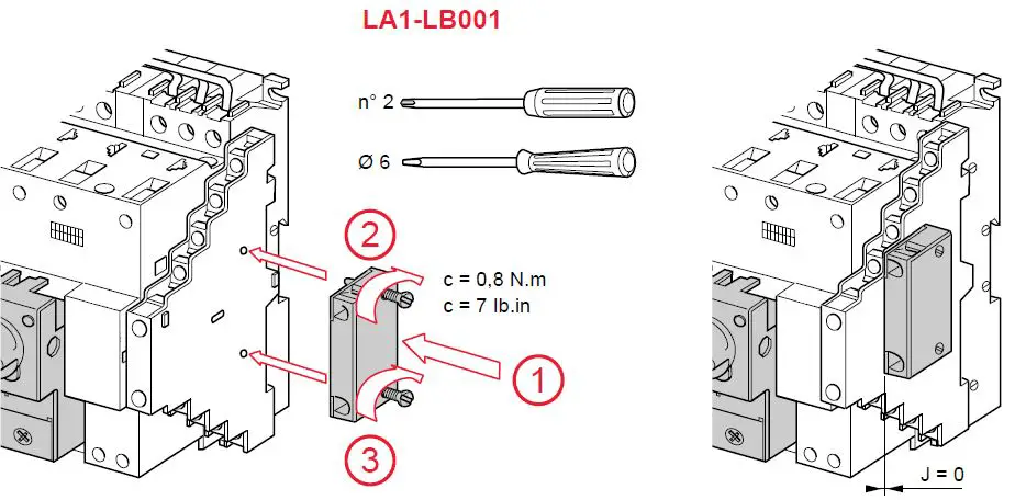 Schneider-Electric-Integral-18-LD5-LB-LA1-DOL-Reversing-Starters-fig 7