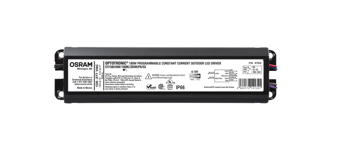 Osram Oti180w Optotronic Led Power Supply Owner's Manual Osram Oti180w Optotronic Led Power Supply Owner's Manual