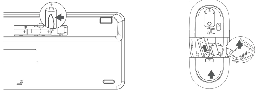 J BURROWS Elite MKG300 Wireless Keyboard and Mouse - Specification 1