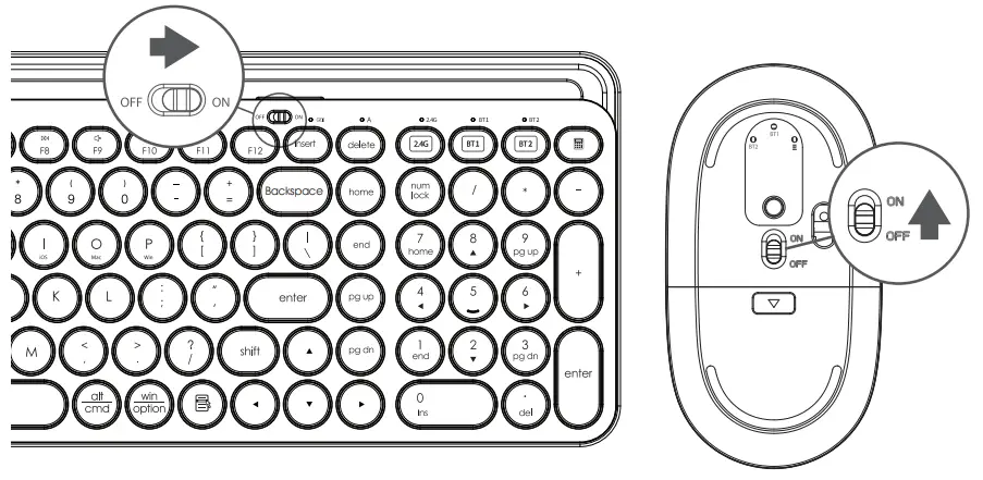 J BURROWS Elite MKG300 Wireless Keyboard and Mouse - Specification3