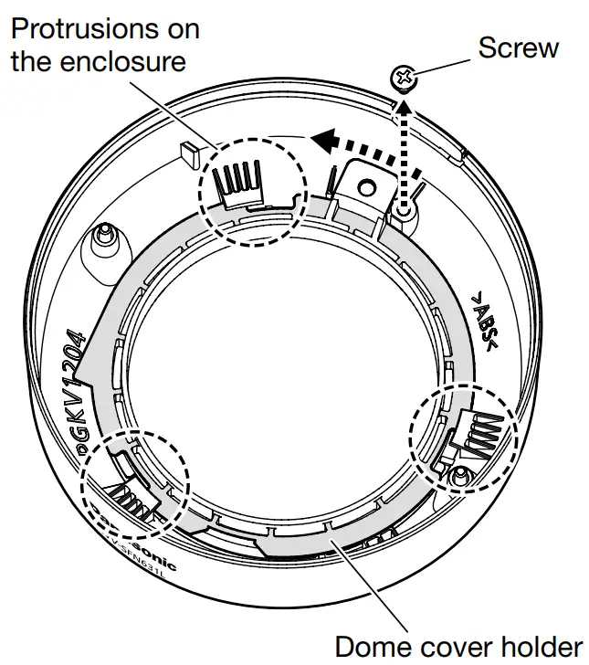 i PRO WV-CF5SA Dome Cover - fig 2
