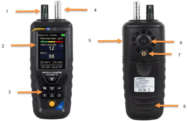 PCE-MPC 15 Particle Counter 02