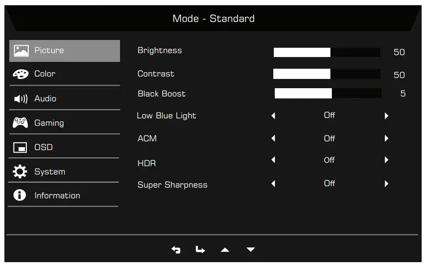 acer XZ342CU LCD Monitor - Picture