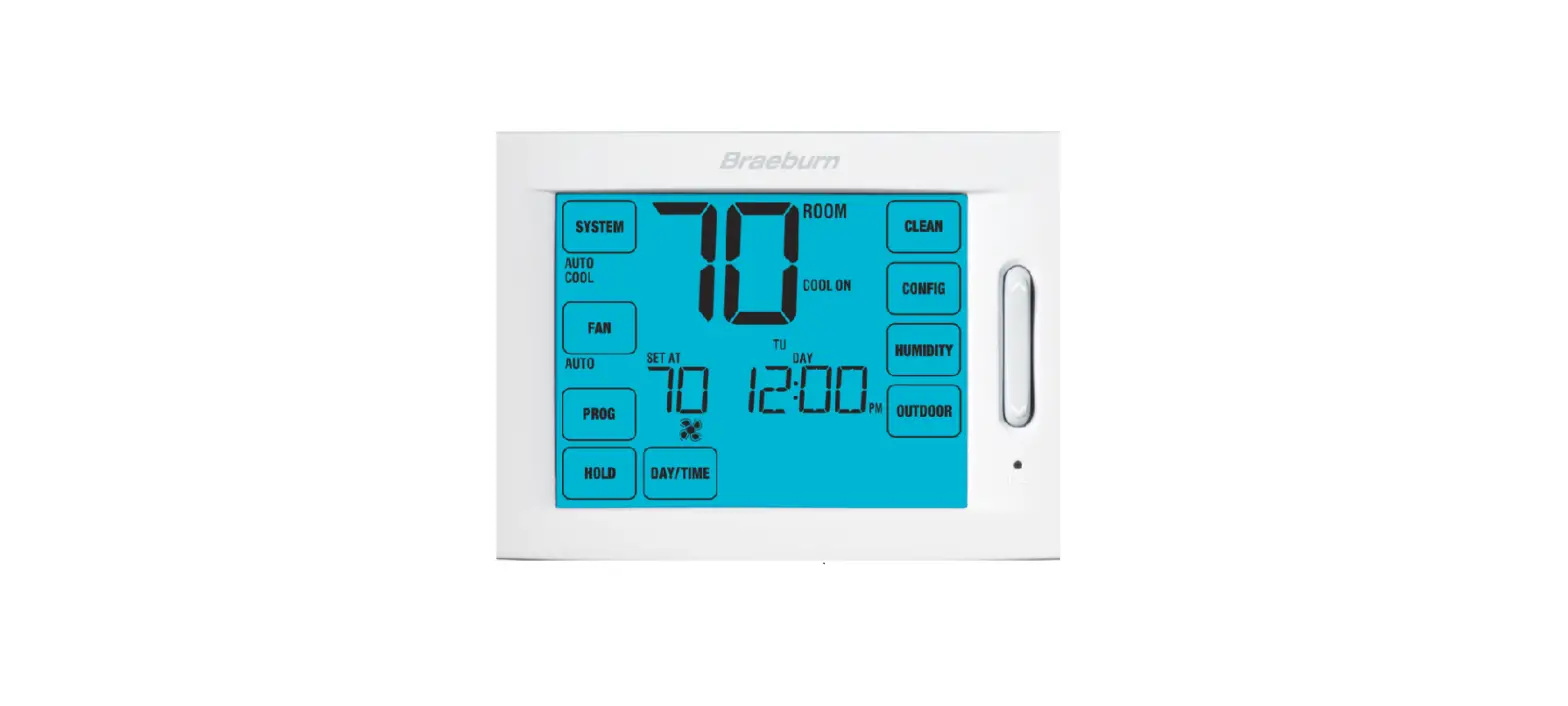 Braeburn 6425 Programmable Thermostat Product Specifications