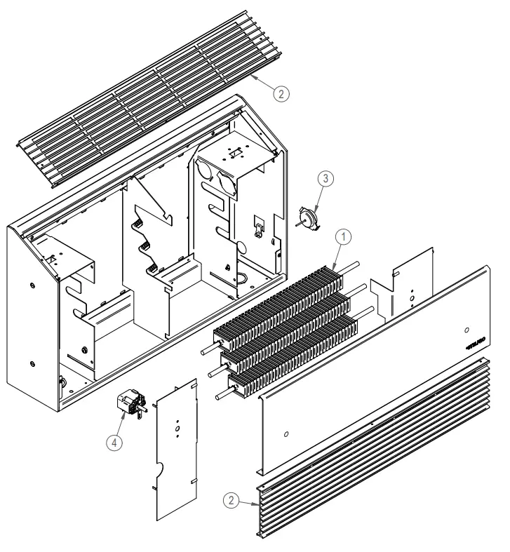 STELPRO ACWS750 Series Architectural Cabinet - COMPONENT