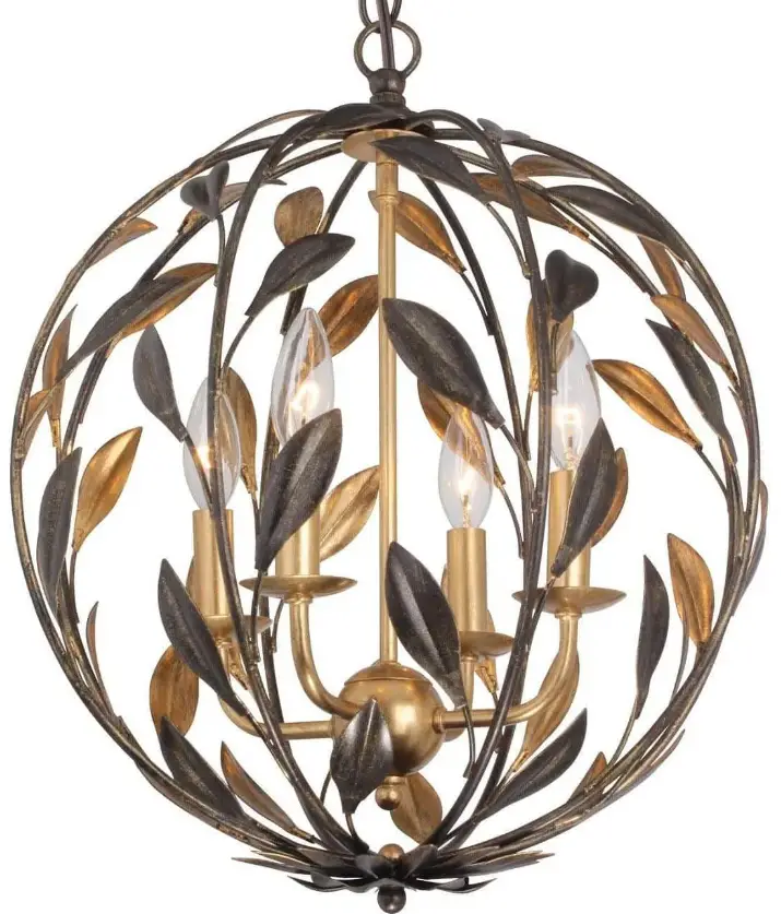 CRYSTORAMA 504-MT Four Light Chandelier product