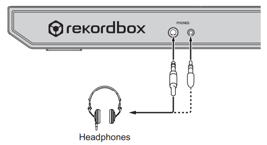 Pioneer DJ DDJ-800 DJ Controller - Headphones