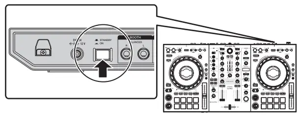 Pioneer DJ DDJ-800 DJ Controller - panel