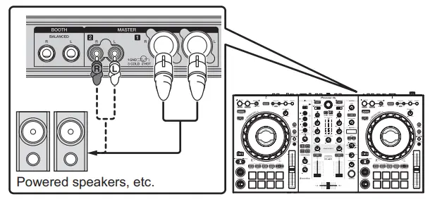 Pioneer DJ DDJ-800 DJ Controller - powered