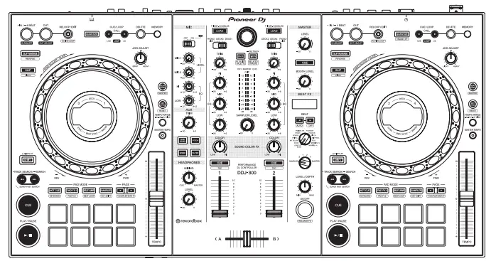 Pioneer DJ DDJ-800 DJ Controller