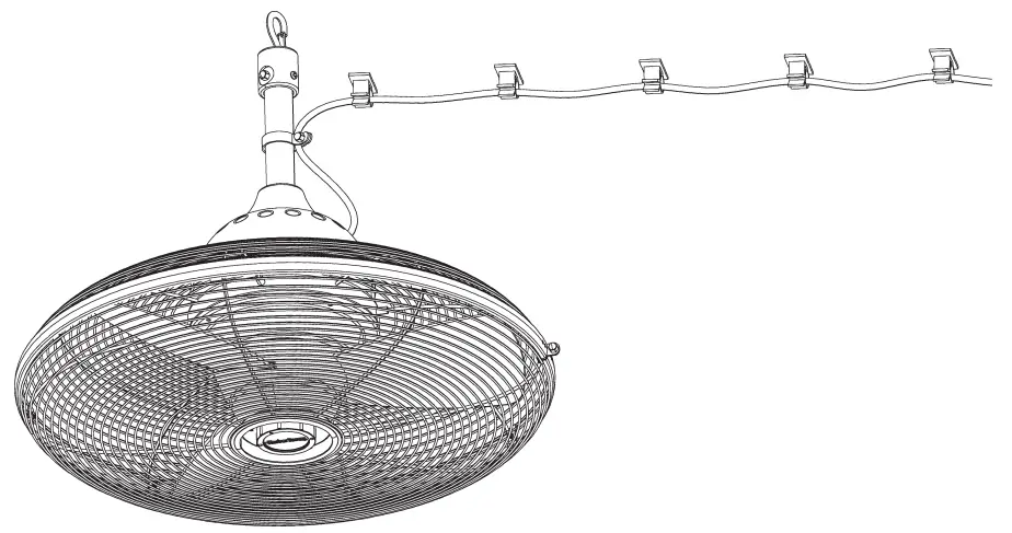 Harbor Breeze L1120H-BK 20-Inch Black Indoor Outdoor Ceiling Fan