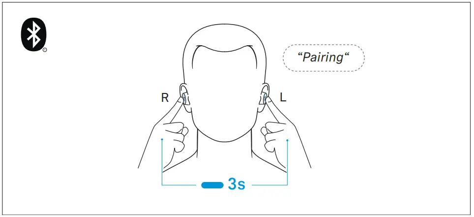 Sennheiser CX 400BT True Wireless Stereo Earphones - Connecting