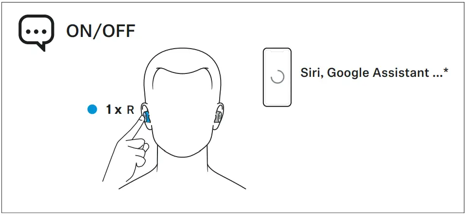 Sennheiser CX 400BT True Wireless Stereo Earphones - dialing