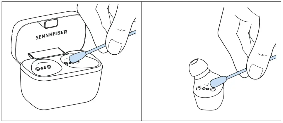Sennheiser CX 400BT True Wireless Stereo Earphones - maintenance