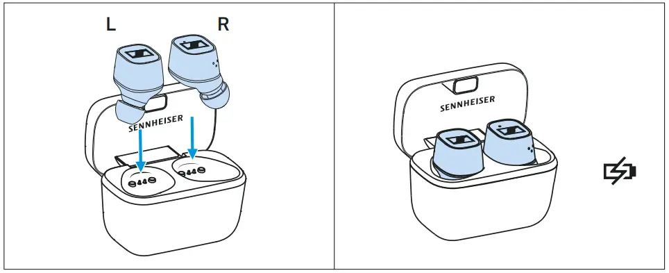 Sennheiser CX 400BT True Wireless Stereo Earphones - off