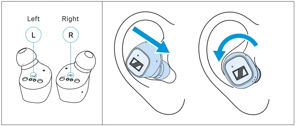 Sennheiser CX 400BT True Wireless Stereo Earphones - optimum 1