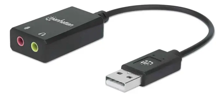 Manhattan-153324-Audio-Adapter-with-Dongle-PRODUCT