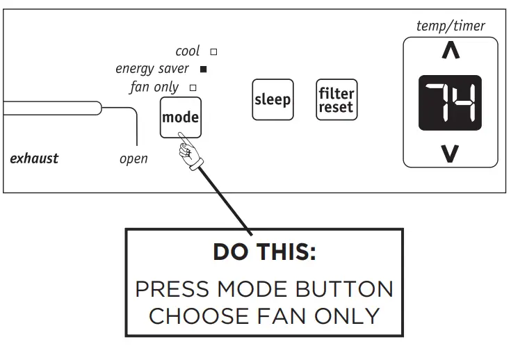FRIGIDAIRE R410 Room Air Conditioner -AUTO FAN 1