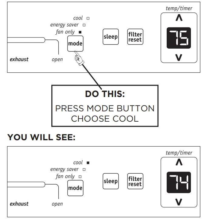 FRIGIDAIRE R410 Room Air Conditioner - COOL FEATURE