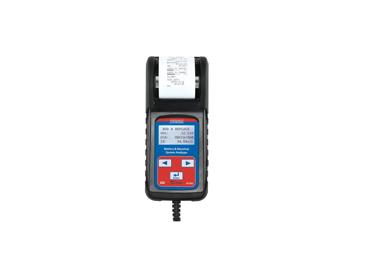 Matson Bt900 Digital Battery Tester User Manual Matson Bt900 Digital Battery Tester User Manual
