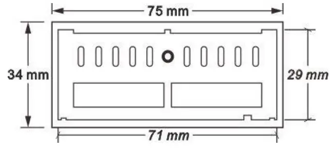 HASWILL ELECTRONICS STC-9100 Thermostat Refrigeration or Defrosting and Alarm Output Controller - Dimensions