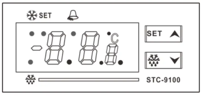 HASWILL ELECTRONICS STC-9100 Thermostat Refrigeration or Defrosting and Alarm Output Controller