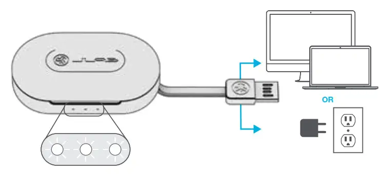 JLAB JBuds Air Pro ANC Earbuds - CHARGED1