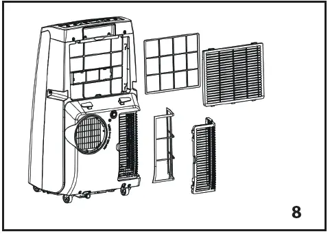 KLC9300GB Portable Air Conditioner 08