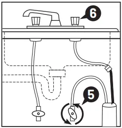 PENTAIR-USFRC-FF-3000-QC-1-Easy-Flow-Under-Counter-Water-Filtration-System-fig-8