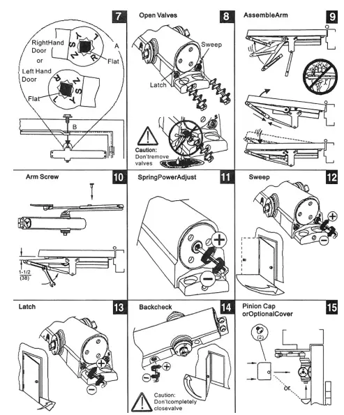 Tell Manufacturing 800 Series Door Closers - Figure6