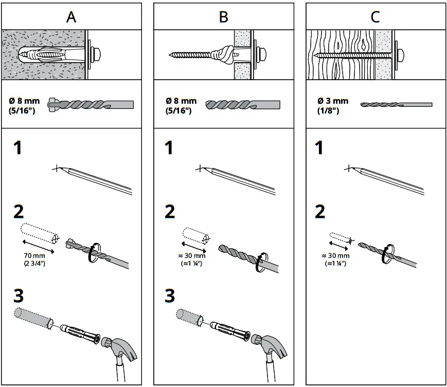 IKEA AA-2204470-5-100 HAUGA Chest of 3 Drawers with Shelf - figure 24