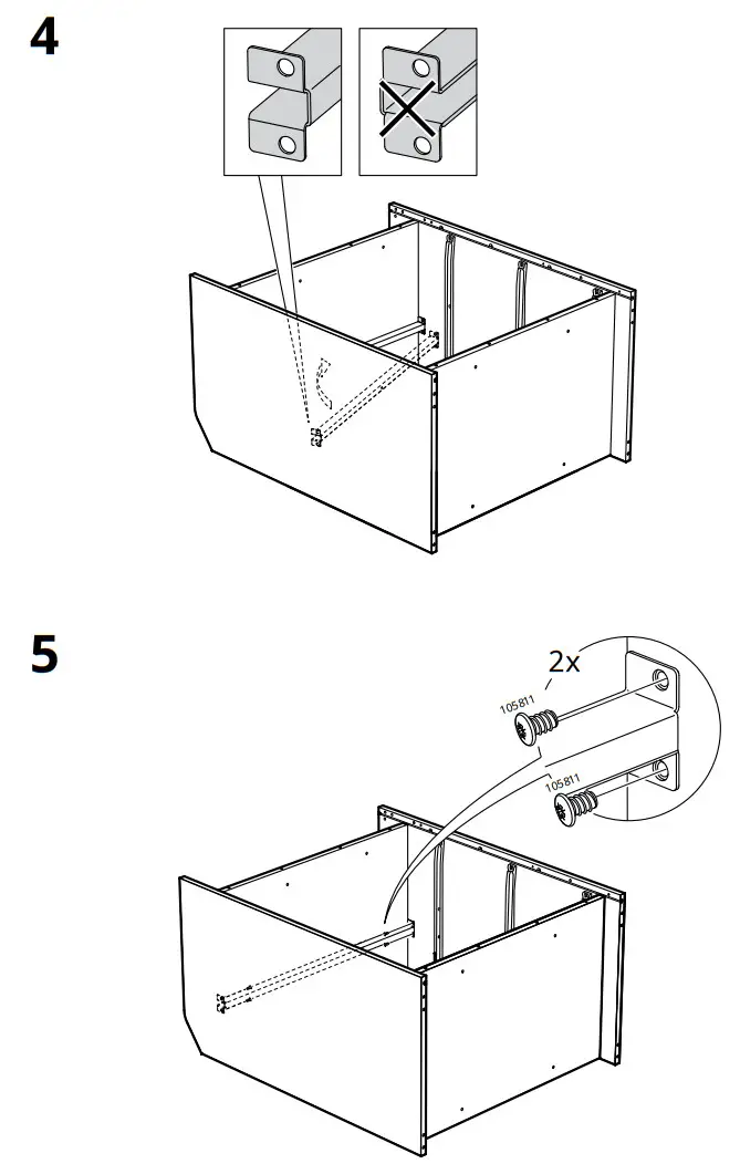 IKEA AA-2204470-5-100 HAUGA Chest of 3 Drawers with Shelf - figure 9